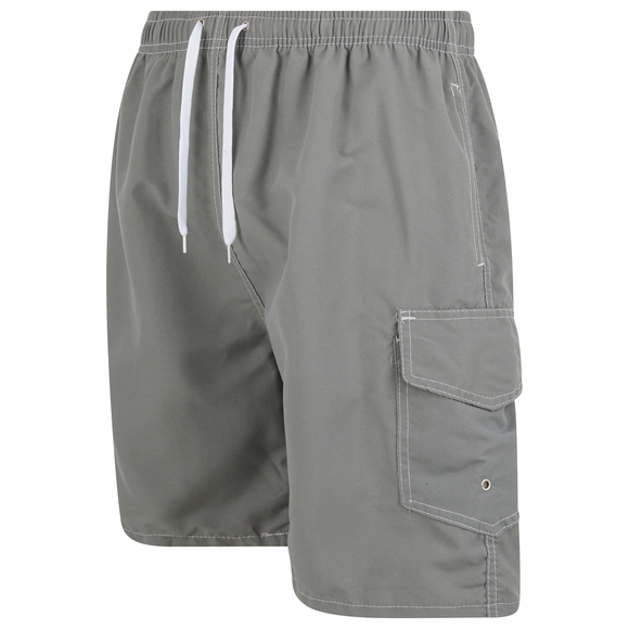 2-Pack Men Swim Trunks, Men Board Shorts Cargo Pocket Bathing Suit Blue & Olive - Picture 8 of 11